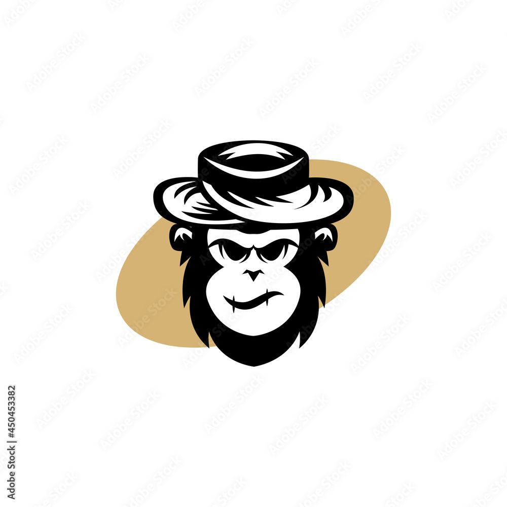 Monkey Logo template