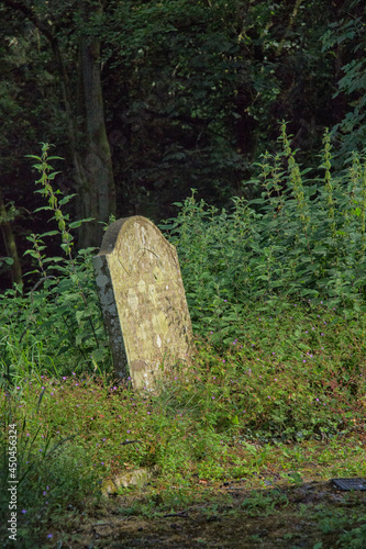 Old single gravestone