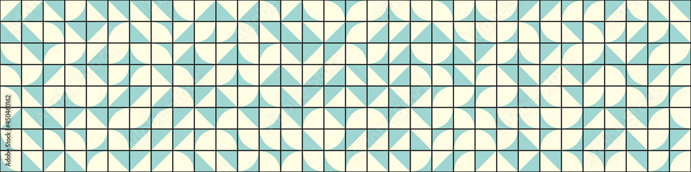 Abstract Geometric Pattern generative computational art illustration