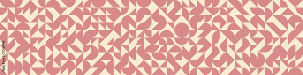 Fototapeta premium Abstract Geometric Pattern generative computational art illustration