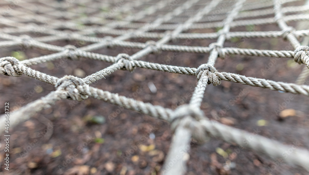 Rope net as an attraction