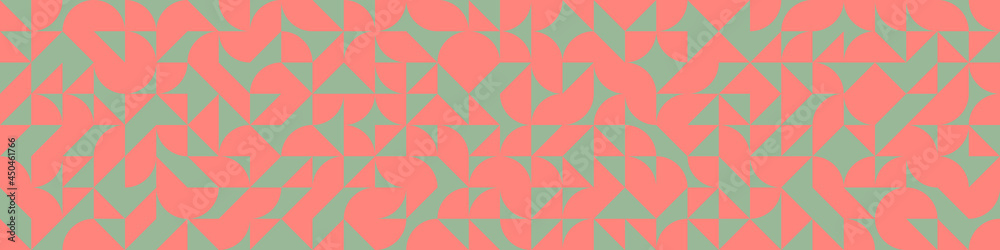 Fototapeta premium Abstract Geometric Pattern generative computational art illustration