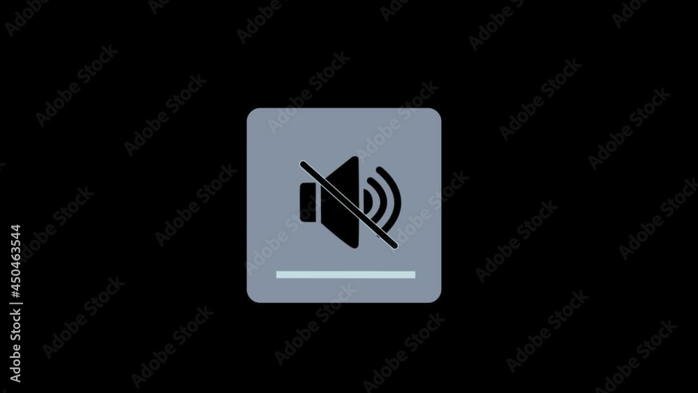 Audio technology, music, and sound volume Moving icon animation with black background. Sound Icon audio music speaker. speaker icon high volume. mute, No sound icon. Volume Off symbol Audio technology, music, and sound volume Moving icon animation with black background. Sound Icon audio music speaker. speaker icon high volume. mute, No sound icon. Volume Off symbol