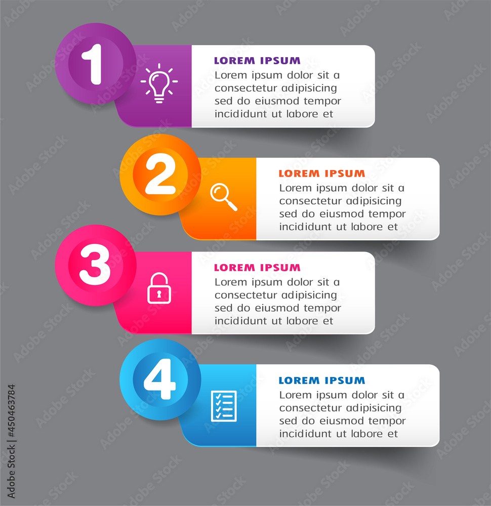 modern text box template, infographics banner 
