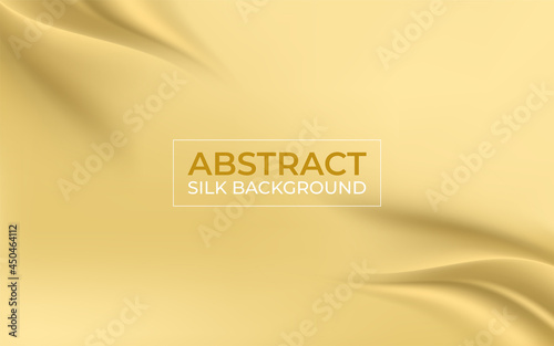 smooth elegant golden silk fabric background.