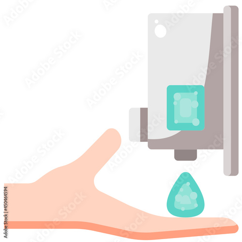 Hand Wash flat icon