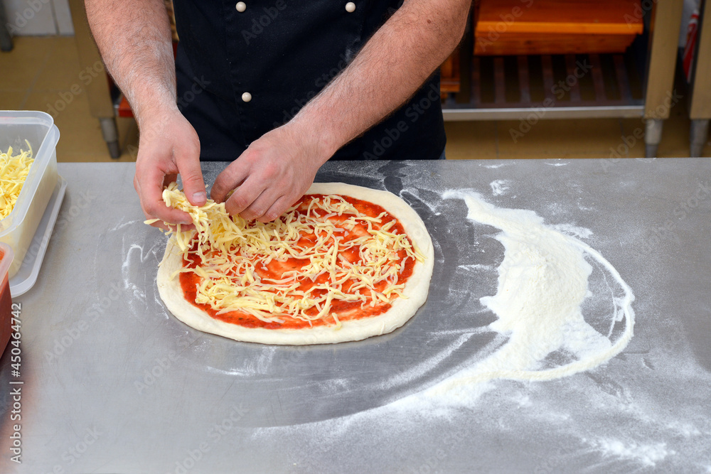 The process of making pizza