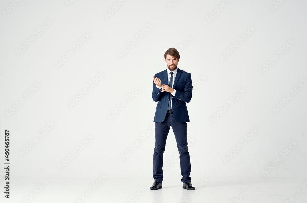 bearded business man manager Professional light background bearded business man manager Professional light background