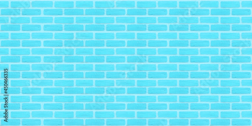 light blue brick wall texture background.