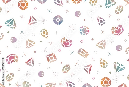 beautiful　watercolor　jewelry　background