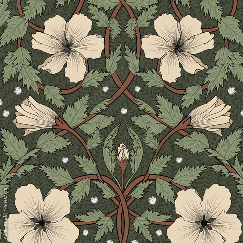 Old Style Ornamental Botanical Pattern photo