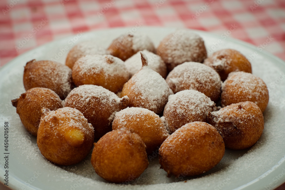 Fritule, little Croatian doughnuts, are a popular sweet fried bakery in Croatia, especially over the Christmas period.
Fritule, little Croatian doughnuts, are a popular sweet fried bakery in Croatia, especially over the Christmas period.