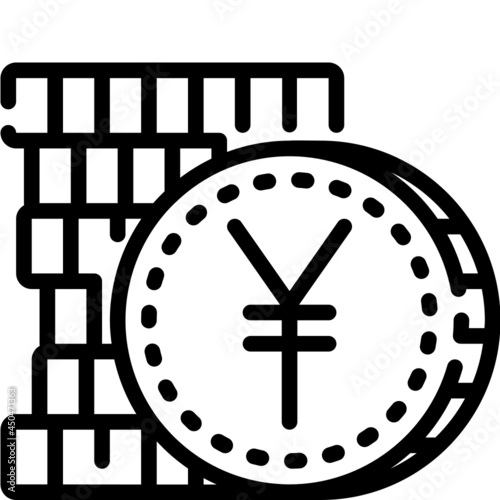 yen line icon