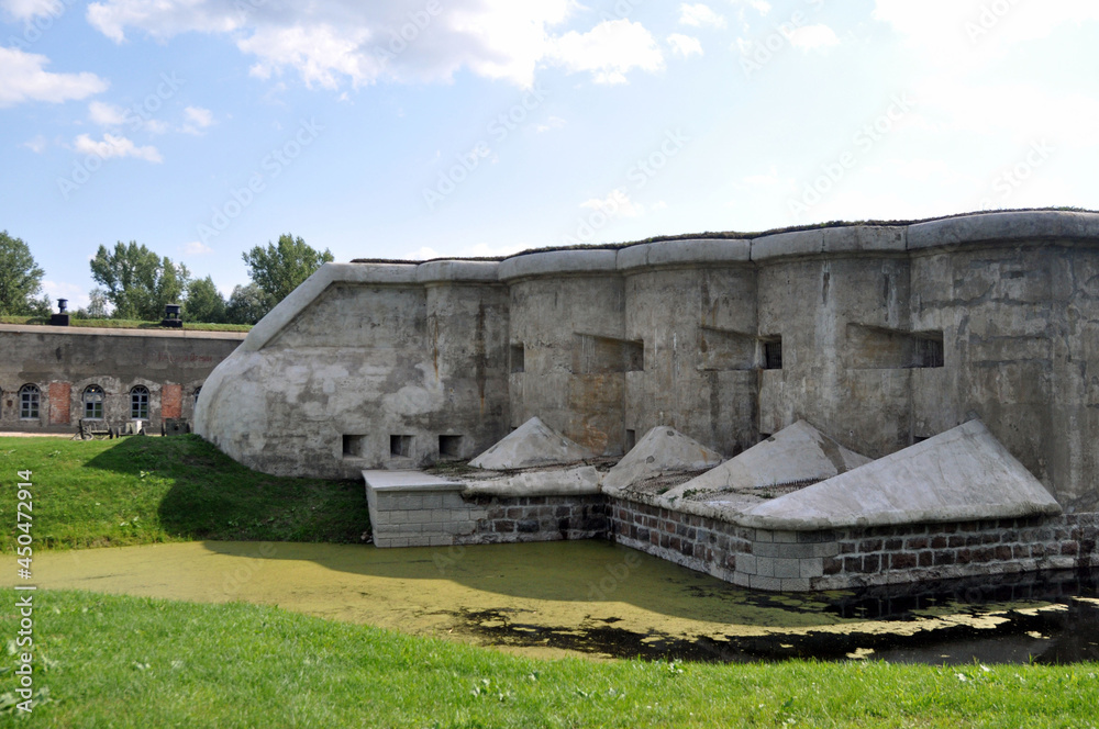 Fifth Fort of the Brest Fortress, Belarus. Garge caponier.