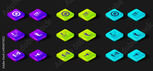 Set Beer can, Glass of beer, brewing process, Dried fish, and Bottle cap with icon. Vector