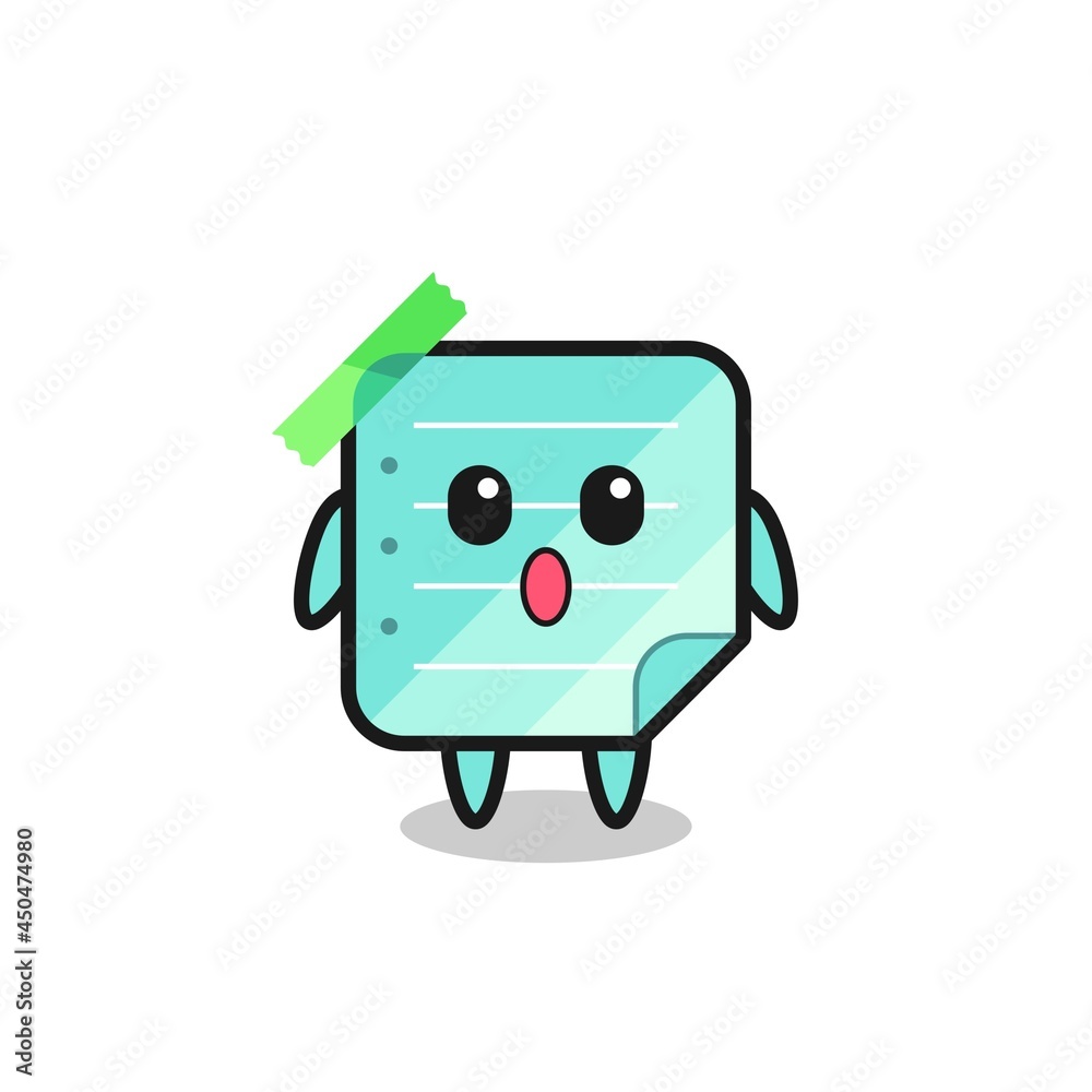 the amazed expression of the blue sticky notes cartoon the amazed expression of the blue sticky notes cartoon