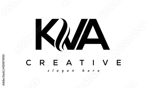 Letter KVA creative logo design vector