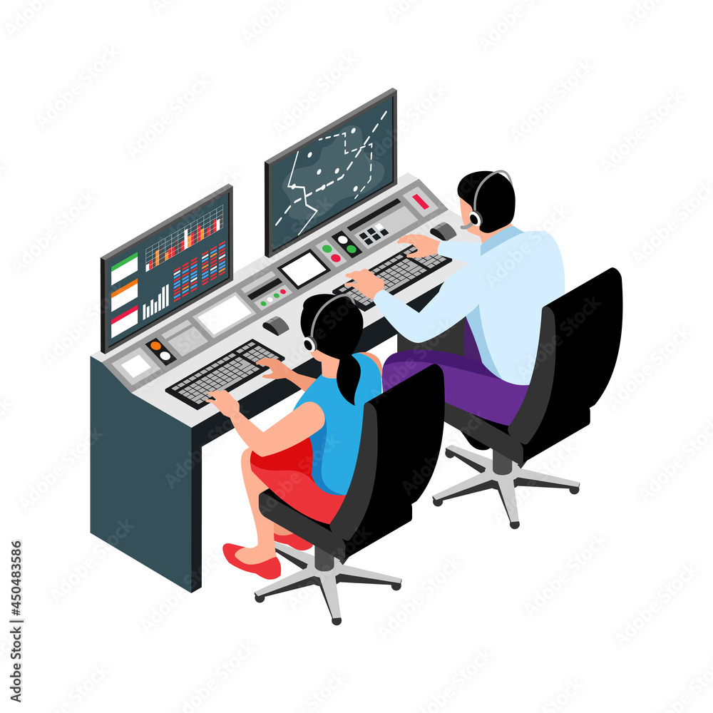 Air Traffic Controller Icon Stock Vector | Adobe Stock