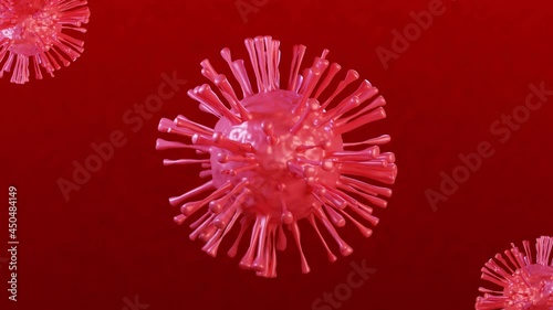 Coronavirus 2019-nCov novel coronavirus concept. 3d rendering