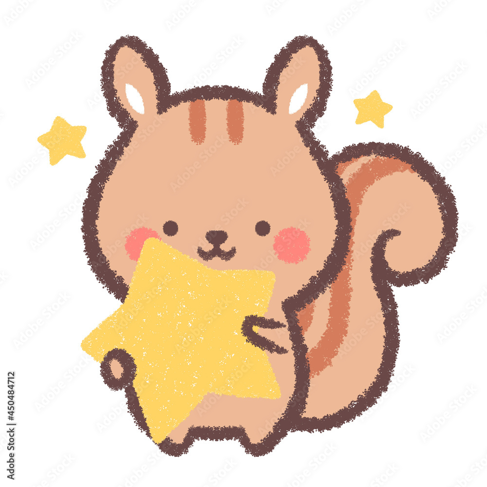 リスと星