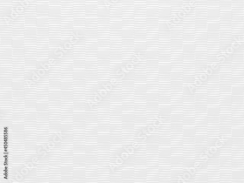 Abstract clean white texture wall 3d rendering, panels tracery smooth and groove vintage surface as plaster or plastic background for text space creative design artwork.