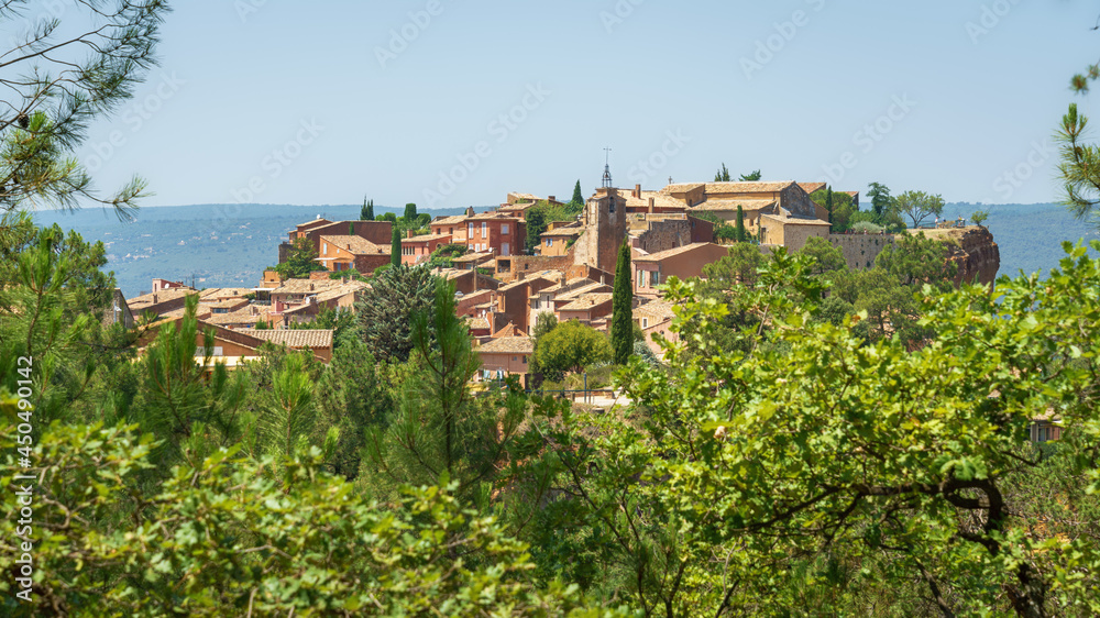 village Roussillon in France