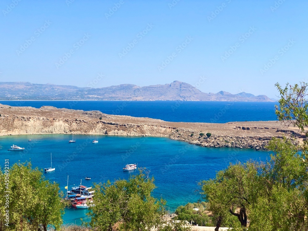 Naklejka premium Bucht von Lindos XI