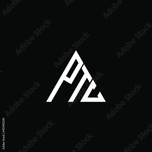 PTC letter logo creative design. PTC unique design