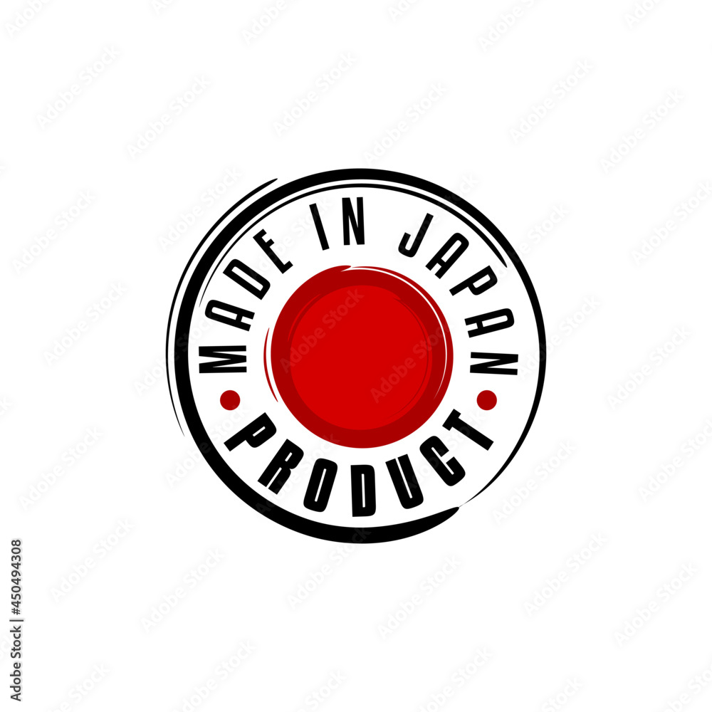 'made in japan' stamp label vector template. 'made in japan' stamp label vector template.