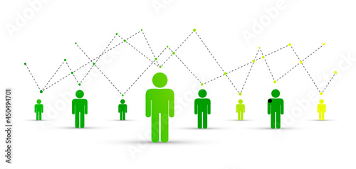 icone, gruppo, utenti, persone, leader	
