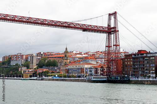 View of the estuary of Bilbao