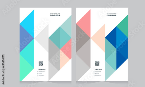 Abstract brochure template, cover design annual report, magazine