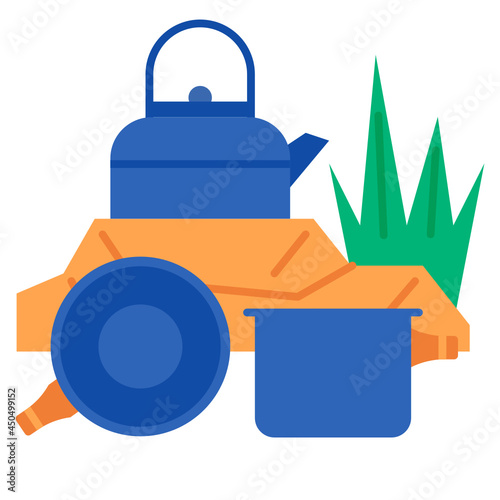 camping cookware icon