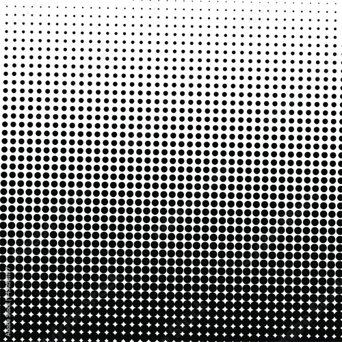 Black halftone background. Black polka dot. Halftone pattern. Modern Halftone Background, backdrop, texture, pattern. Vector illustration. Halftone Backdrop.