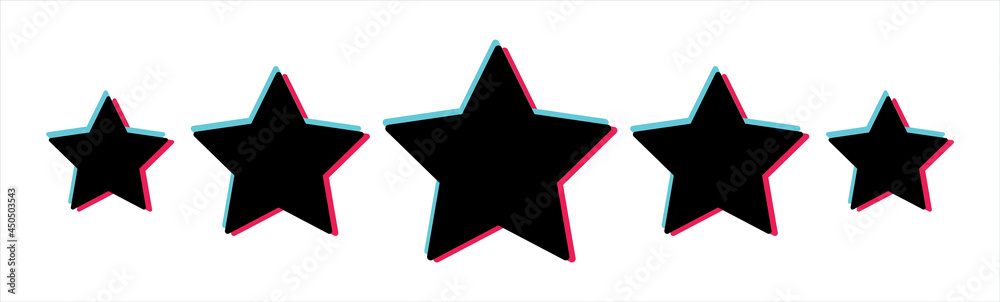 5 stars 3d. Five stars rating isolated on white background. Vector illustration. 5 stars 3d. Five stars rating isolated on white background. Vector illustration.