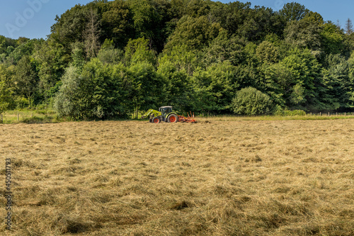 La moisson dans les champs