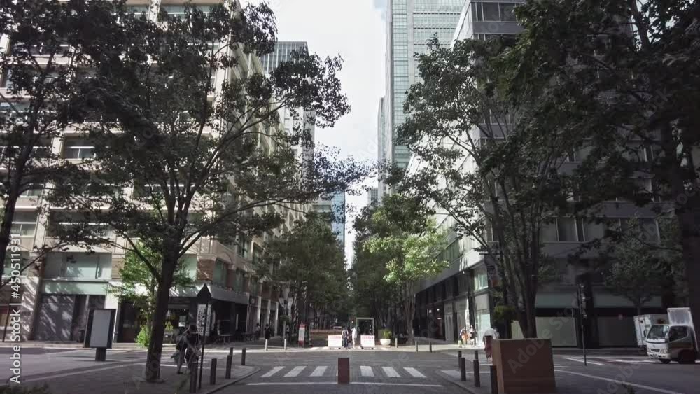 東京都千代田区丸の内から見た東京の都市景観 東京都千代田区丸の内から見た東京の都市景観
