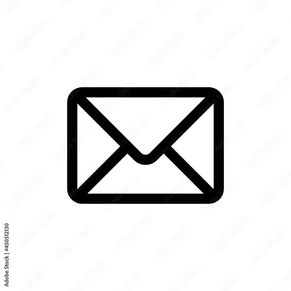 Envelope, mail, message vector icon. Envelope, mail, message vector icon.