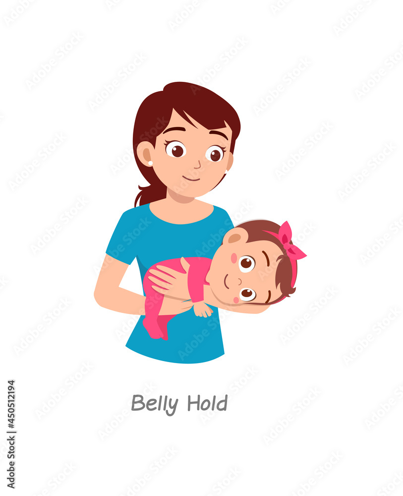 mother holding baby with pose named belly hold mother holding baby with pose named belly hold