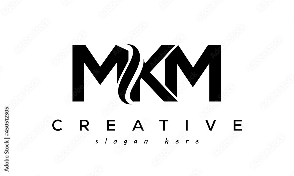 Letter MKM creative logo design vector Stock Vector | Adobe Stock