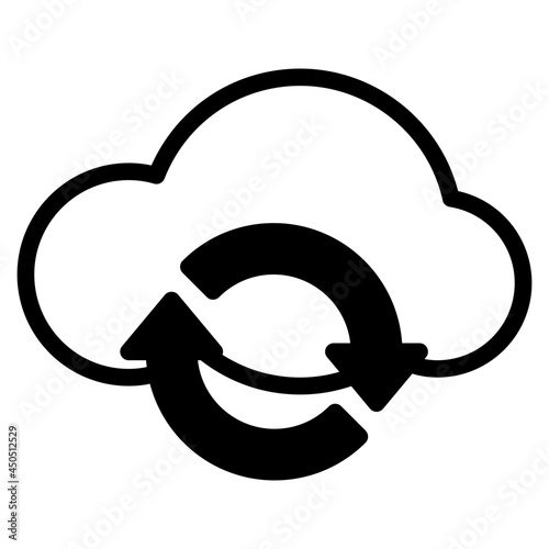 reload glyph icon