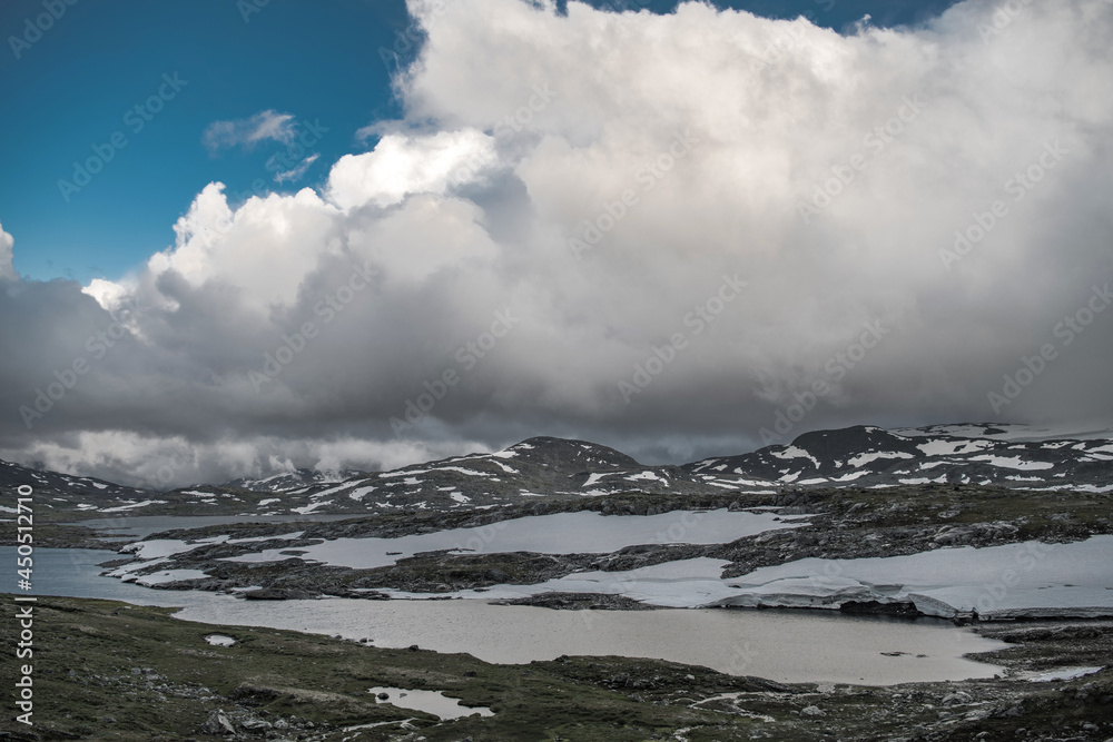 Scenic Landscape of Jotunheimen National Park Region