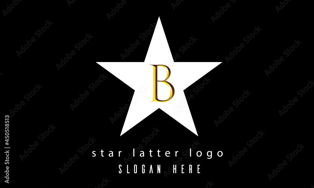 B star latter logo B star latter logo
