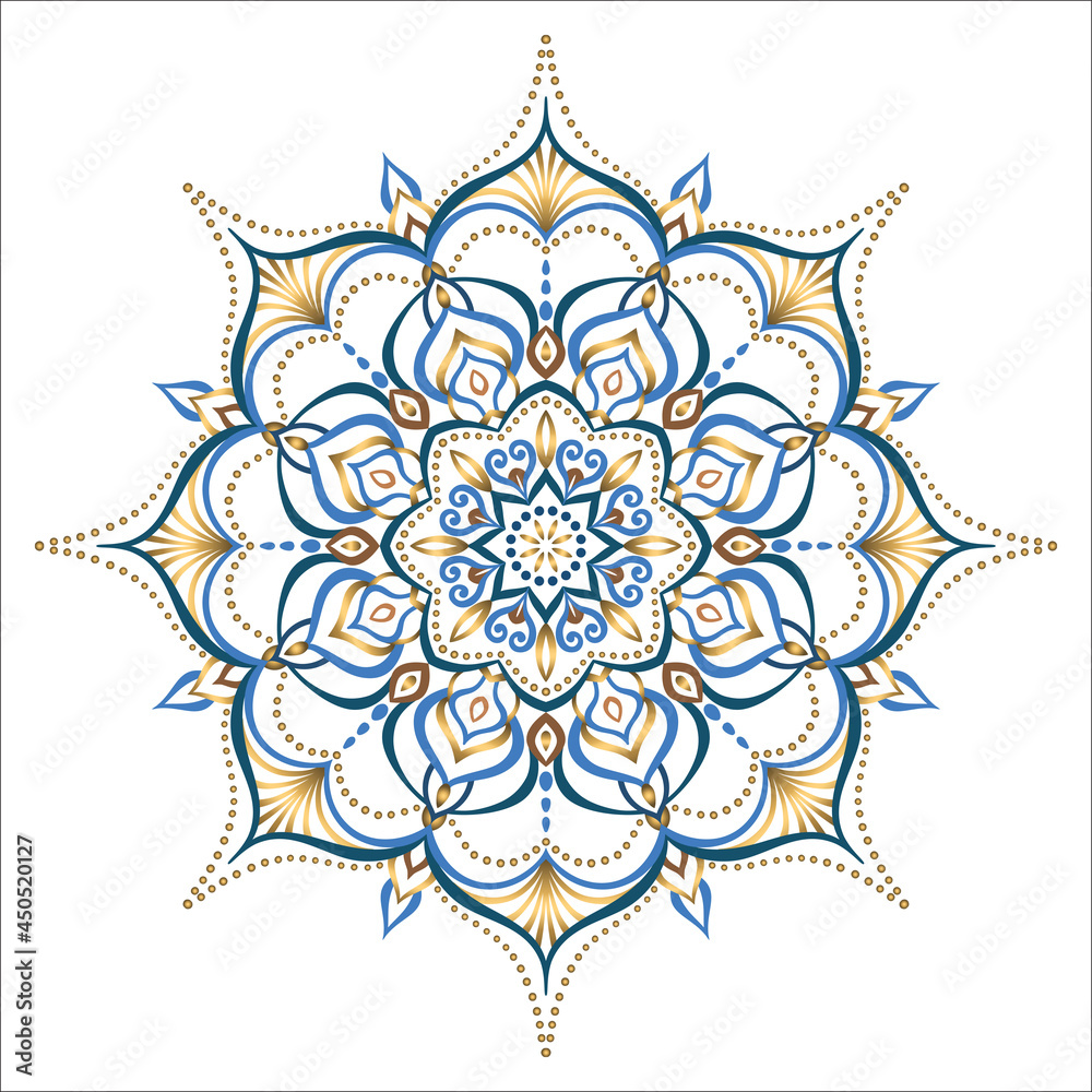 Mandala Vector Design Element. Round ornament decoration. Mandala Vector Design Element. Round ornament decoration.