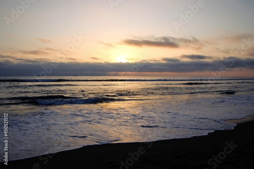 sunset on the beach © patricio