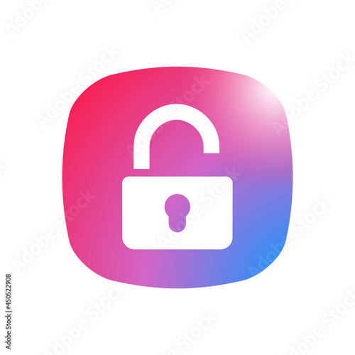 Open Lock - Sticker