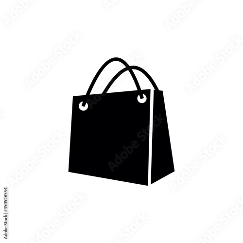 Woman handbag logo design template