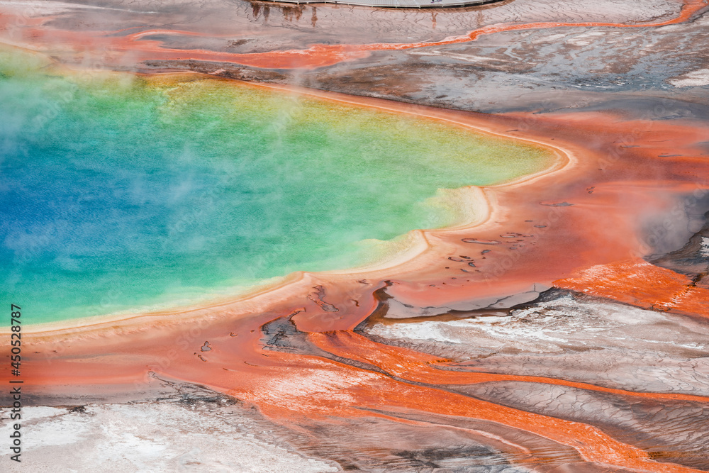 Naklejka premium Grand Prismatic Spring in Yellowstone national park