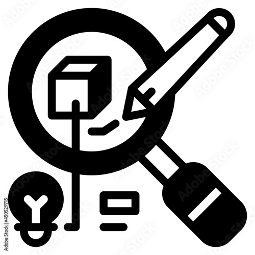 discover glyph icon