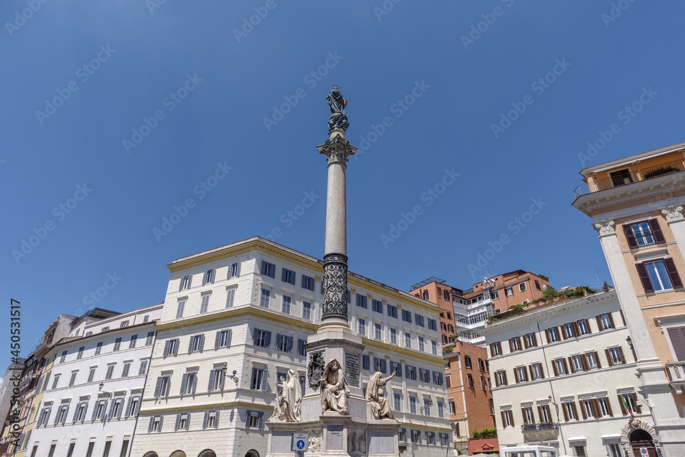 Column of the Immaculate Conception, Rome, Italy